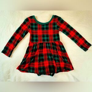 Little Sleepies 12-18m Tartan twirl bodysuit